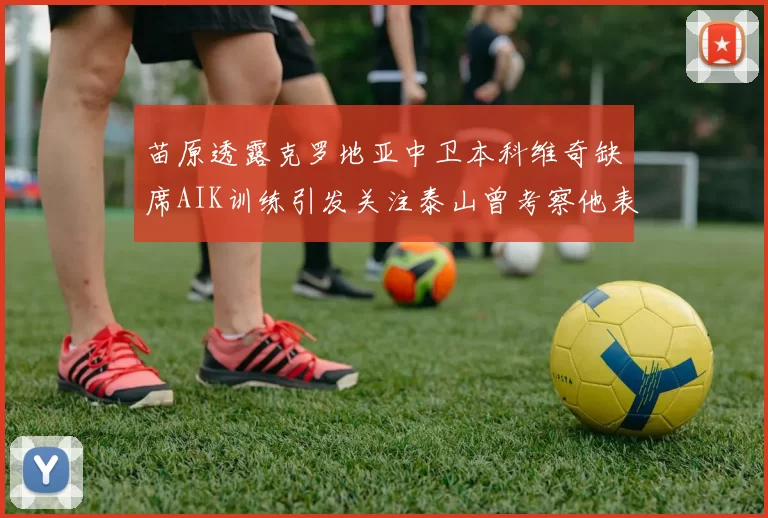苗原透露克罗地亚中卫本科维奇缺席AIK训练引发关注泰山曾考察他表现